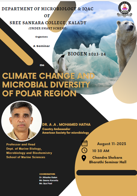 Seminar on Climate Change and Microbial Diversity of Polar Region
