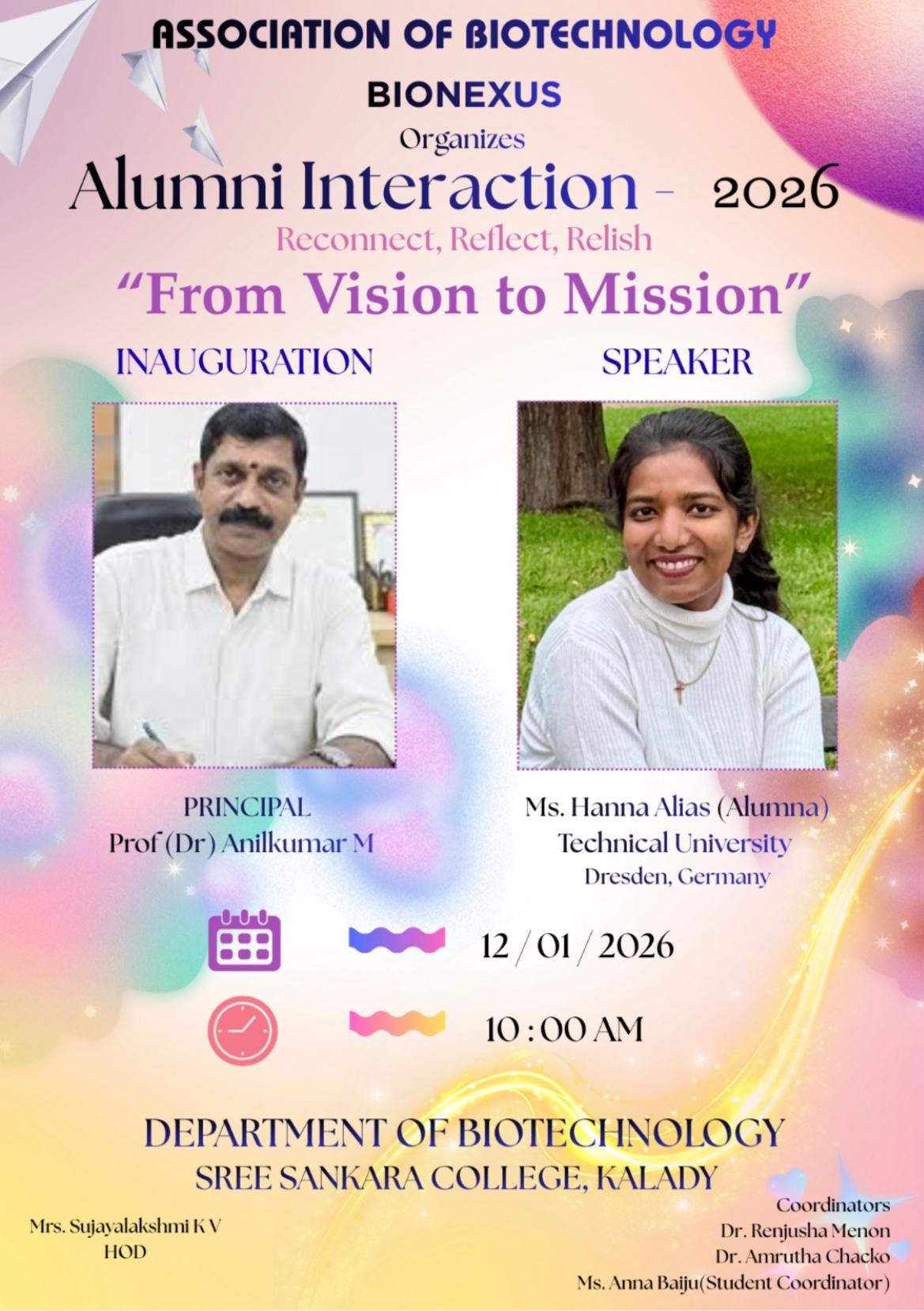From VISION to MISSION- An Alumni Interaction 2025-2026